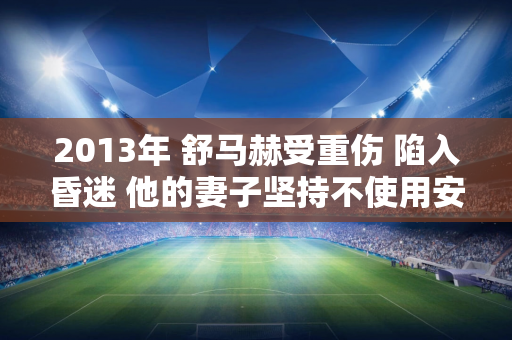 2013年 舒马赫受重伤 陷入昏迷 他的妻子坚持不使用安乐死 昏迷五年花费过亿